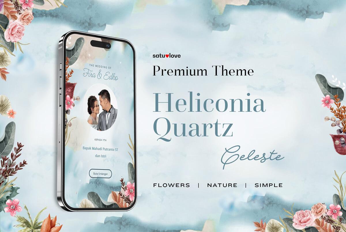 Heliconia Quartz - Celeste