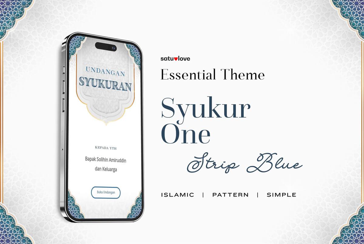 Syukur One - Strip Blue